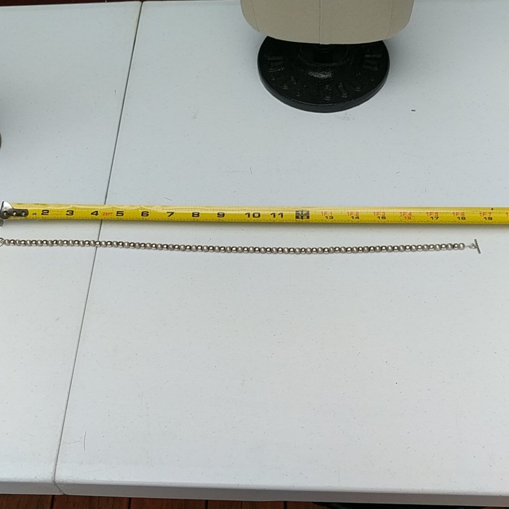 STERLING BEAD NECKLACE - Picture 12 of 16